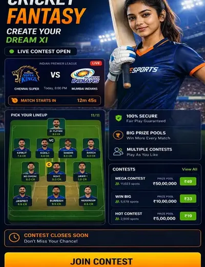 Wwwe66bet (e 66 bet) fantasy cricket & matchday visual 3